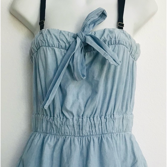 J. CREW Unique Y2K Denim BUBBLE DRESS Size XS - Picture 11 of 15